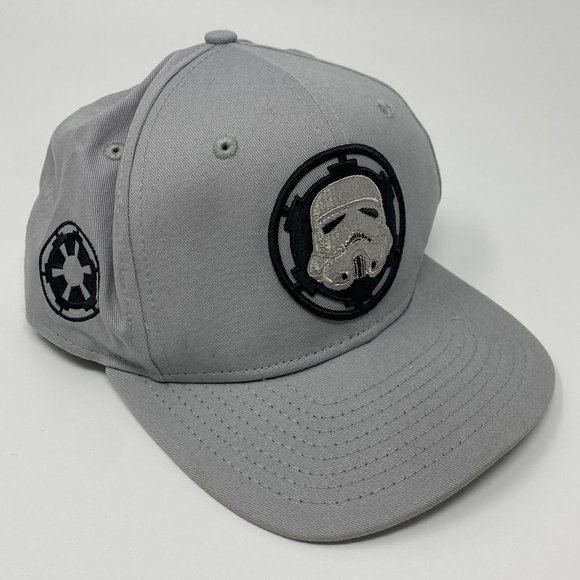 Star Wars Grey Hat with Storm Trooper logo, Snapback Cap, New Era 9FIFTY - OSFM - Picture 6 of 6